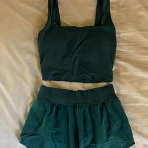 CRZ YOGA Teal Workout Set (M)